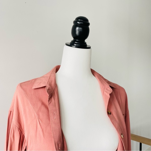 Oversized Casual Button Down Shirt - Picture 10 of 12